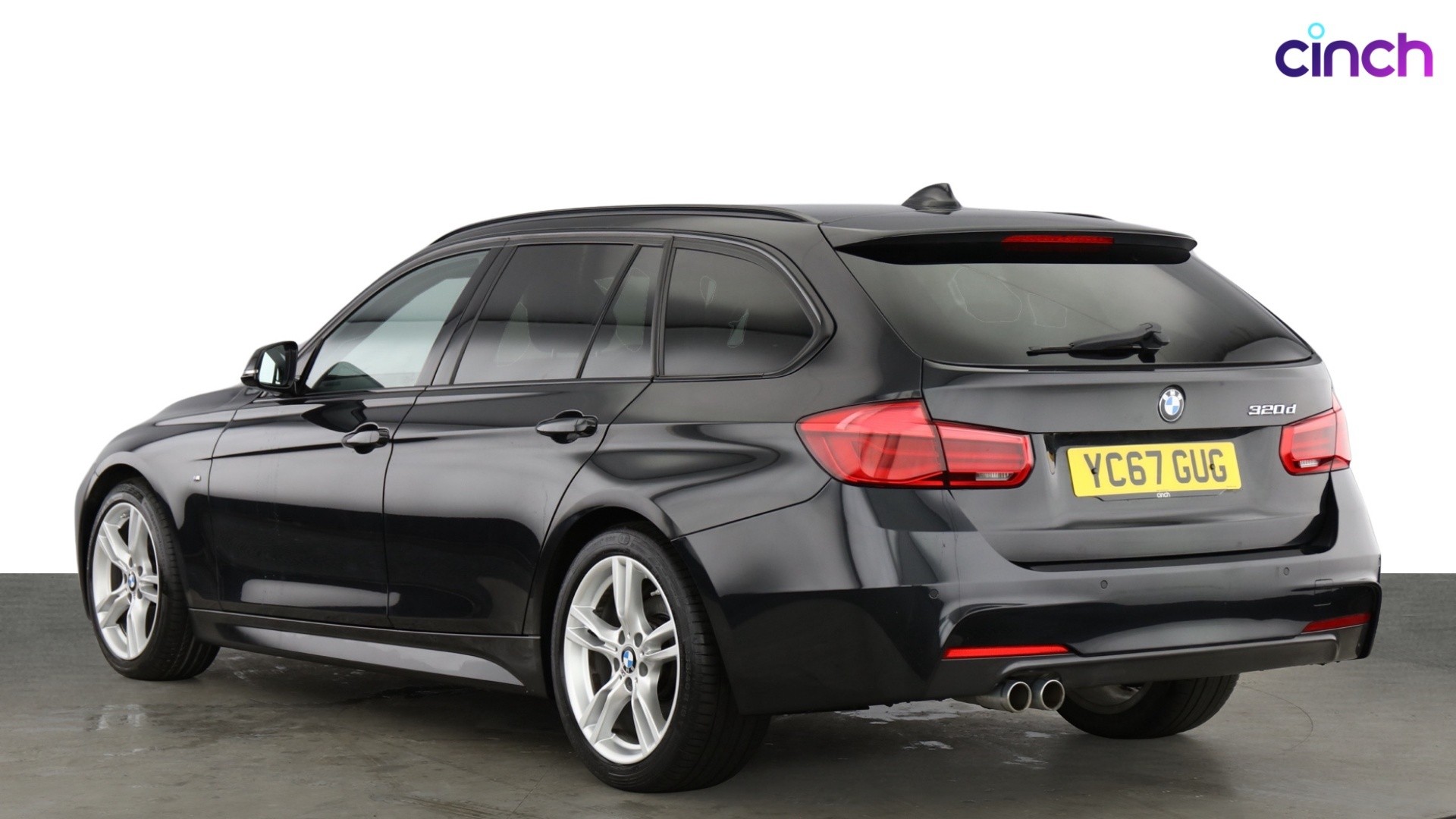 Used 2017 BLACK BMW 3 Series 320d M Sport 5dr Step Auto, 56,092  