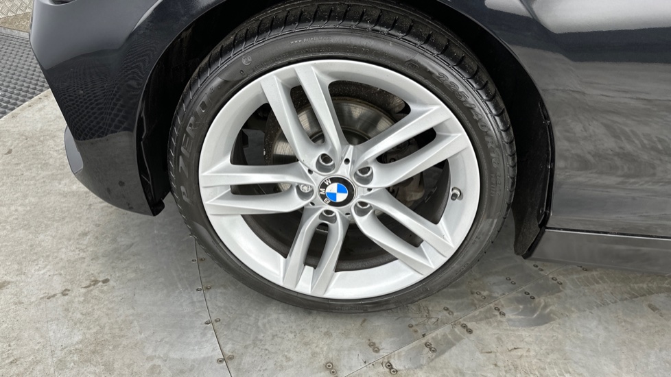 Used 2017 BLACK BMW 1 Series 118d M Sport 5dr [Nav] Step Auto 