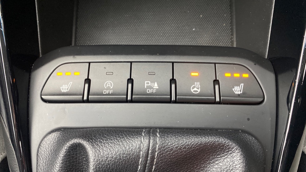 heated seats and heated steering wheel 