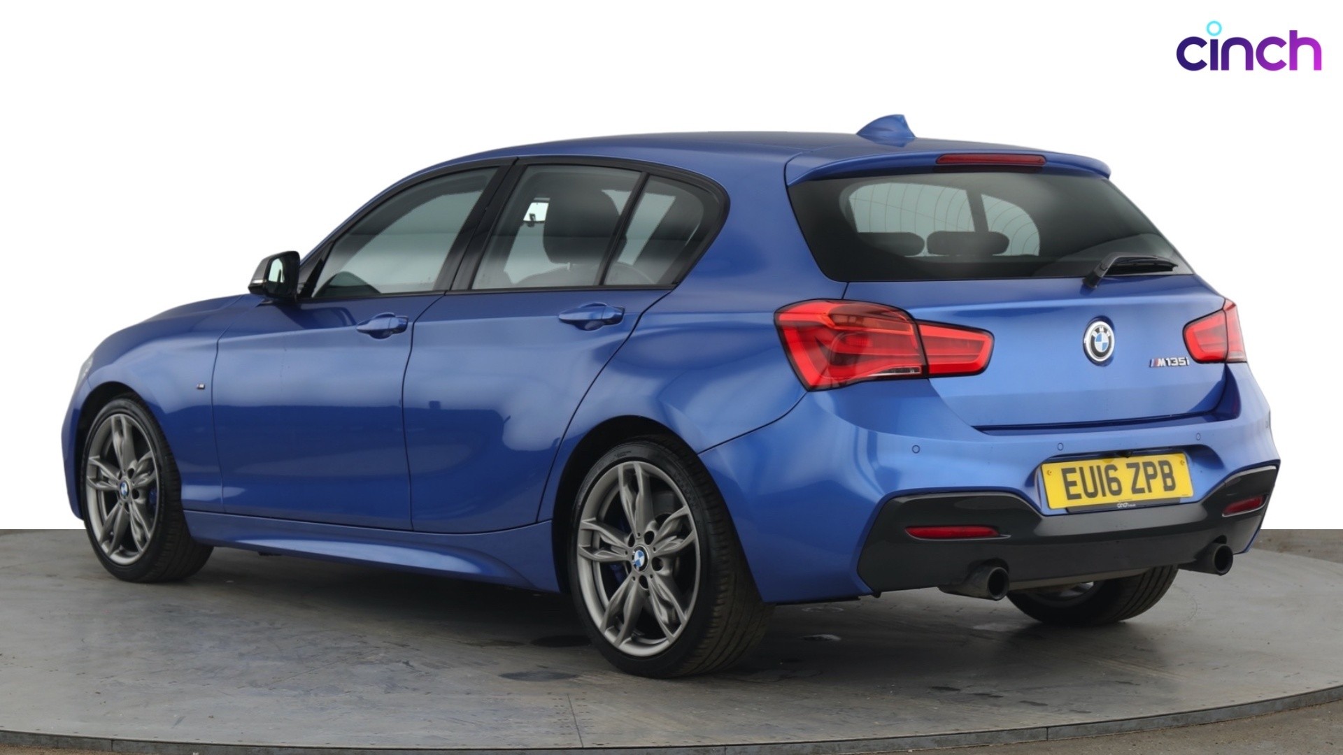 Used 2015 BLUE BMW 1 Series M135i 5dr Step Auto, 57,746 miles - cinch 