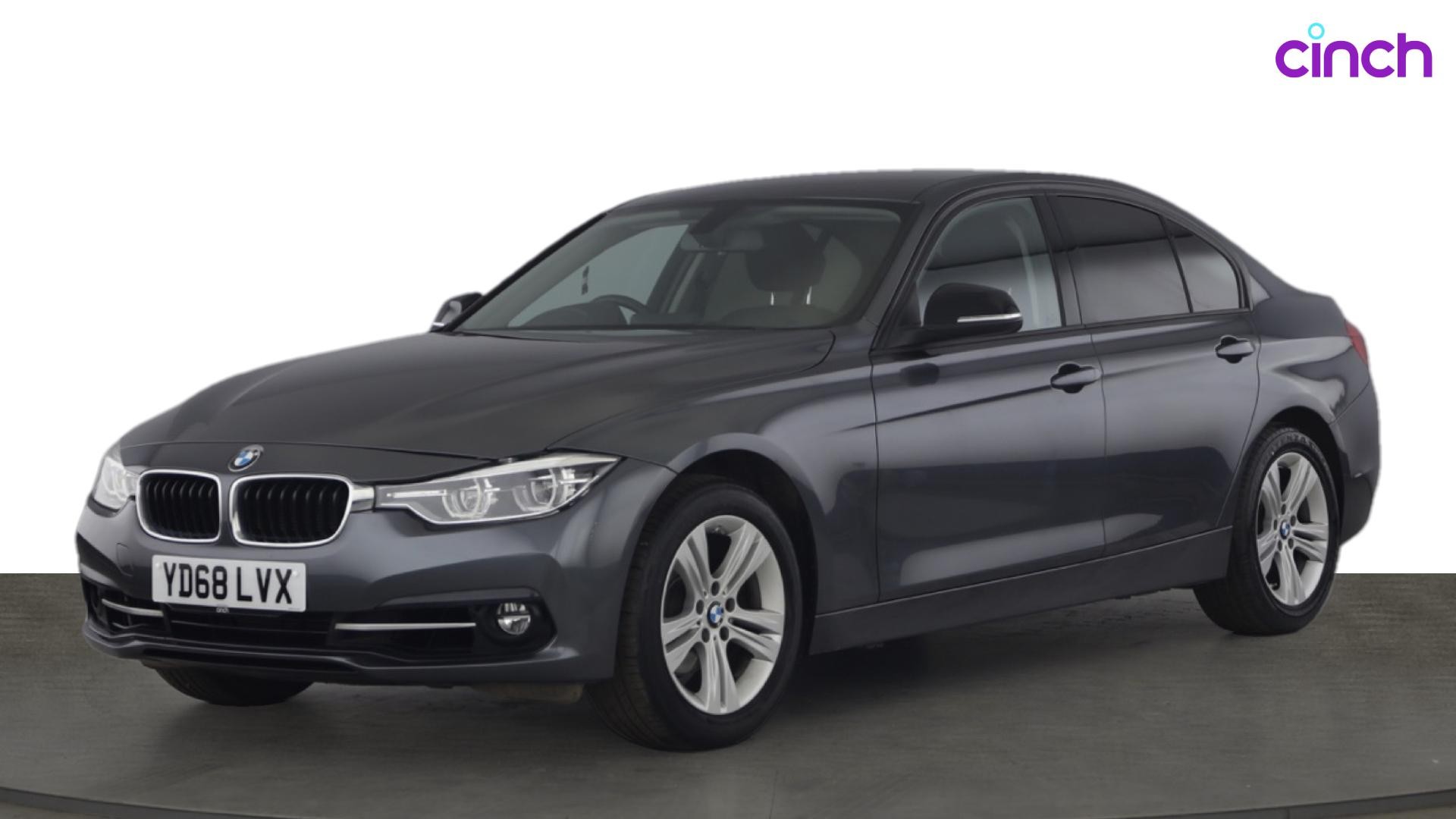 Used 2018 GREY BMW 3 Series 318i Sport 4dr Step Auto, 42,738 miles 