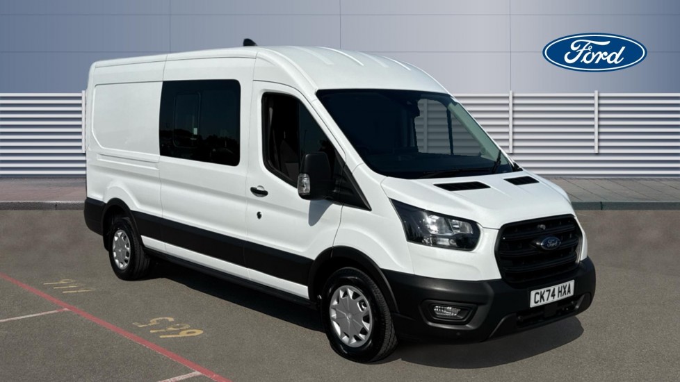 Ford Transit 350 L3 Diesel Fwd 2.0 EcoBlue 130ps H2 Trend Double Cab Van - Image 1