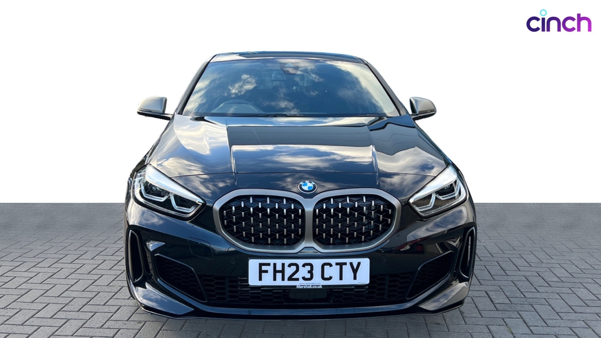 Used 2023 BLACK BMW 1 Series M135i xDrive 5dr Step Auto, 4,413 