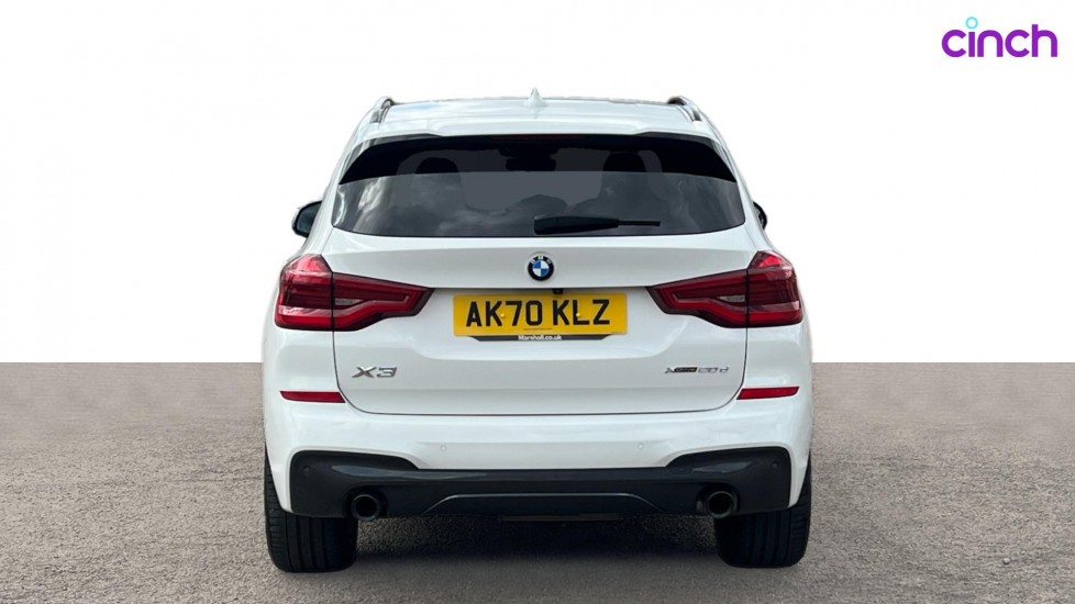 Used 2020 WHITE BMW X3 xDrive20d MHT M Sport 5dr Step Auto, 52,970