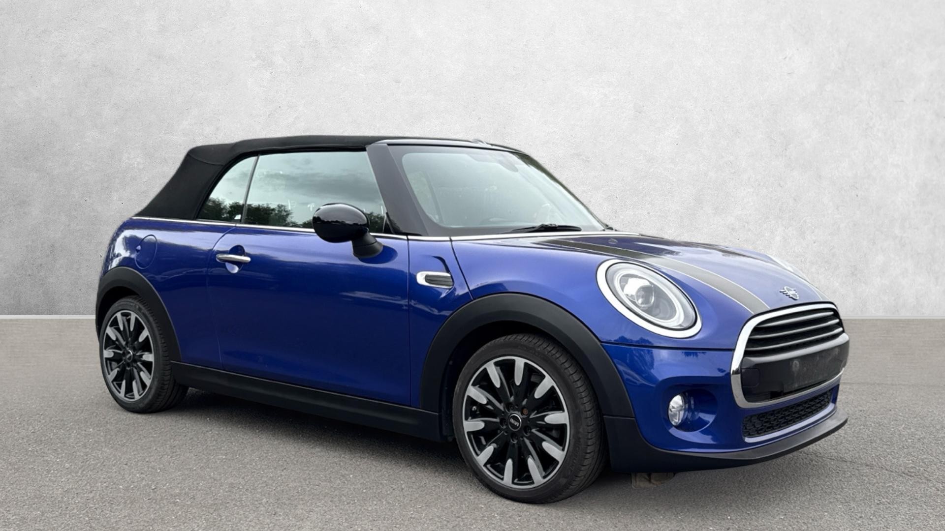 Blue 2018 MINI Convertible Convertible Front-wheel drive Manual