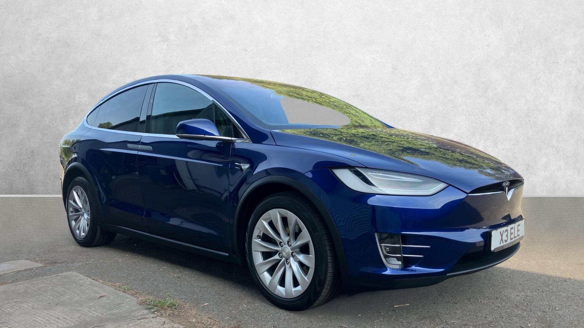 Blue 2020 Tesla Model X Hatchback All-wheel drive Automatic