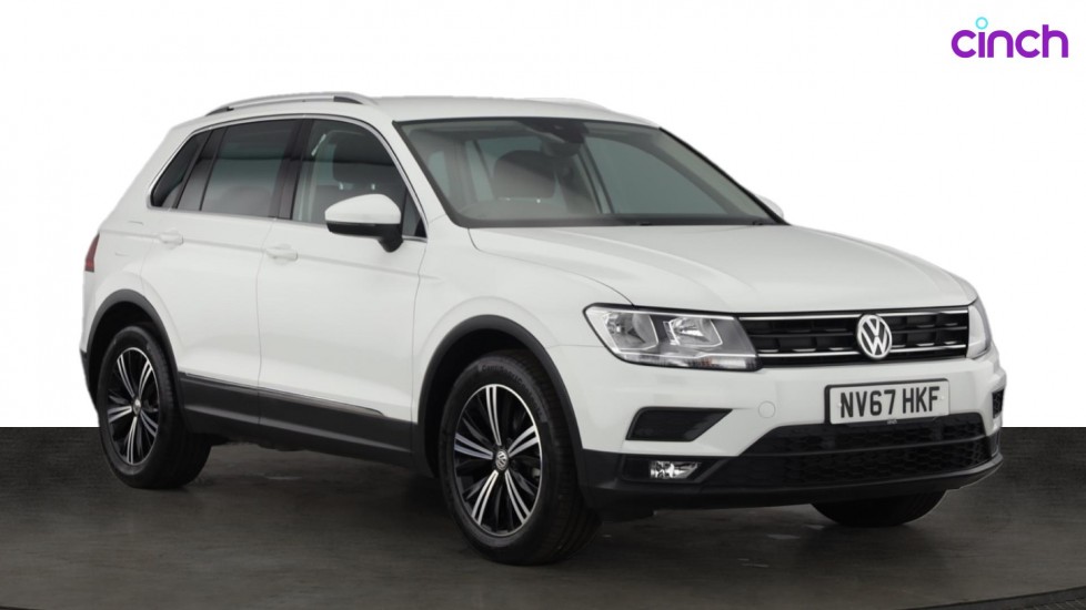 Used 2018 WHITE Volkswagen Tiguan 2.0 TDi 150 SE Nav 5dr, 16,589 