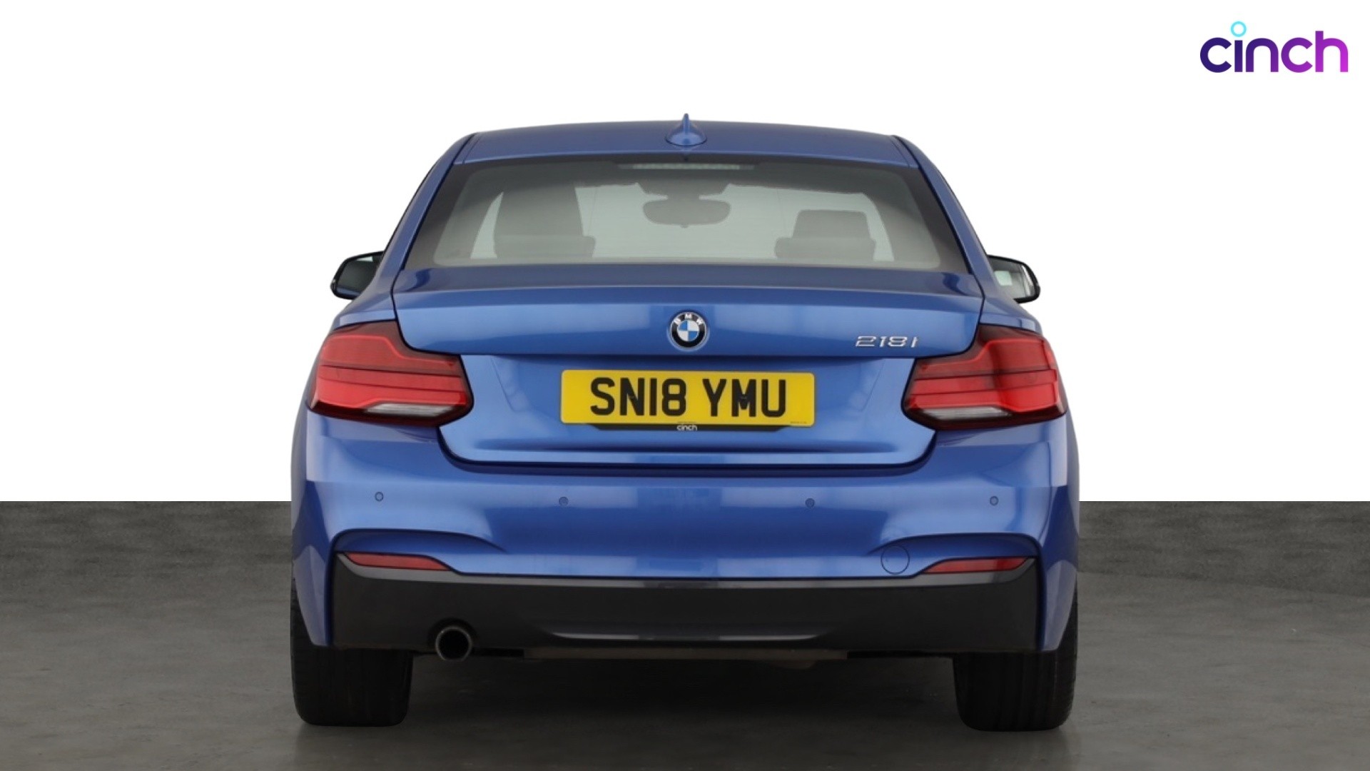 Used 2017 BLUE BMW 2 Series 218i M Sport 2dr [Nav] Step Auto 