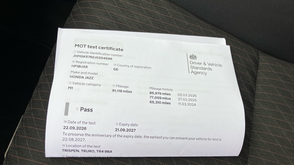 Honda Jazz 1.5 i-VTEC Sport Navi 5dr Petrol Hatchback - Image 19