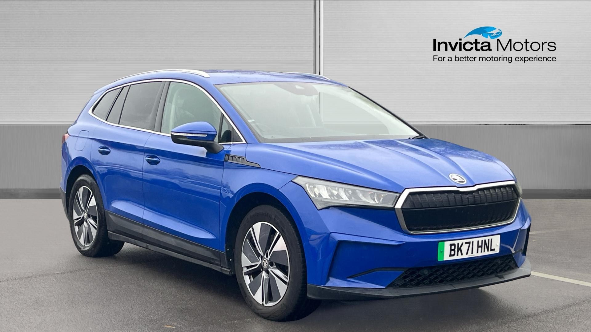Blue 2021 Skoda Enyaq E 80 82 Kwh SUV/Crossover Rear-wheel drive Automatic
