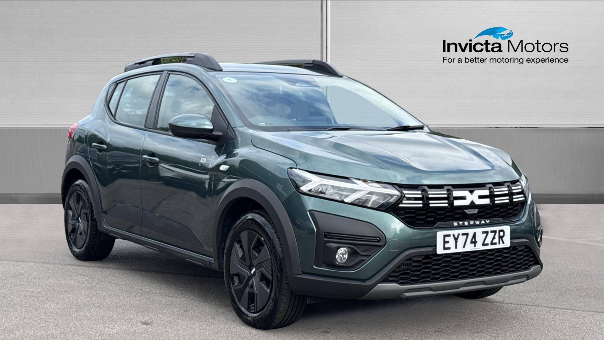 Green 2024 Dacia Sandero Stepway Hatchback Front-wheel drive Manual