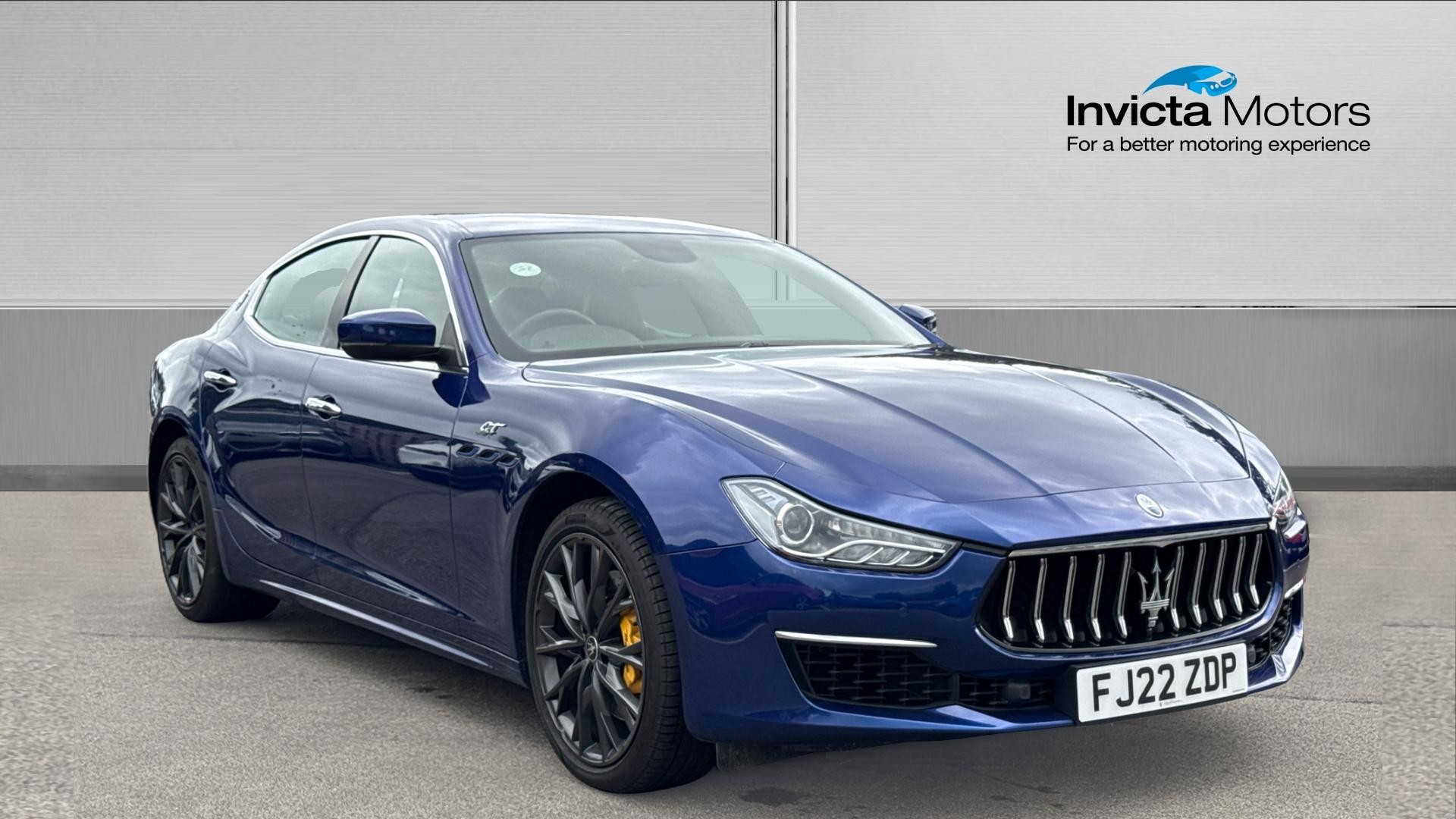 Blue 2022 Maserati Ghibli Saloon Rear-wheel drive Automatic