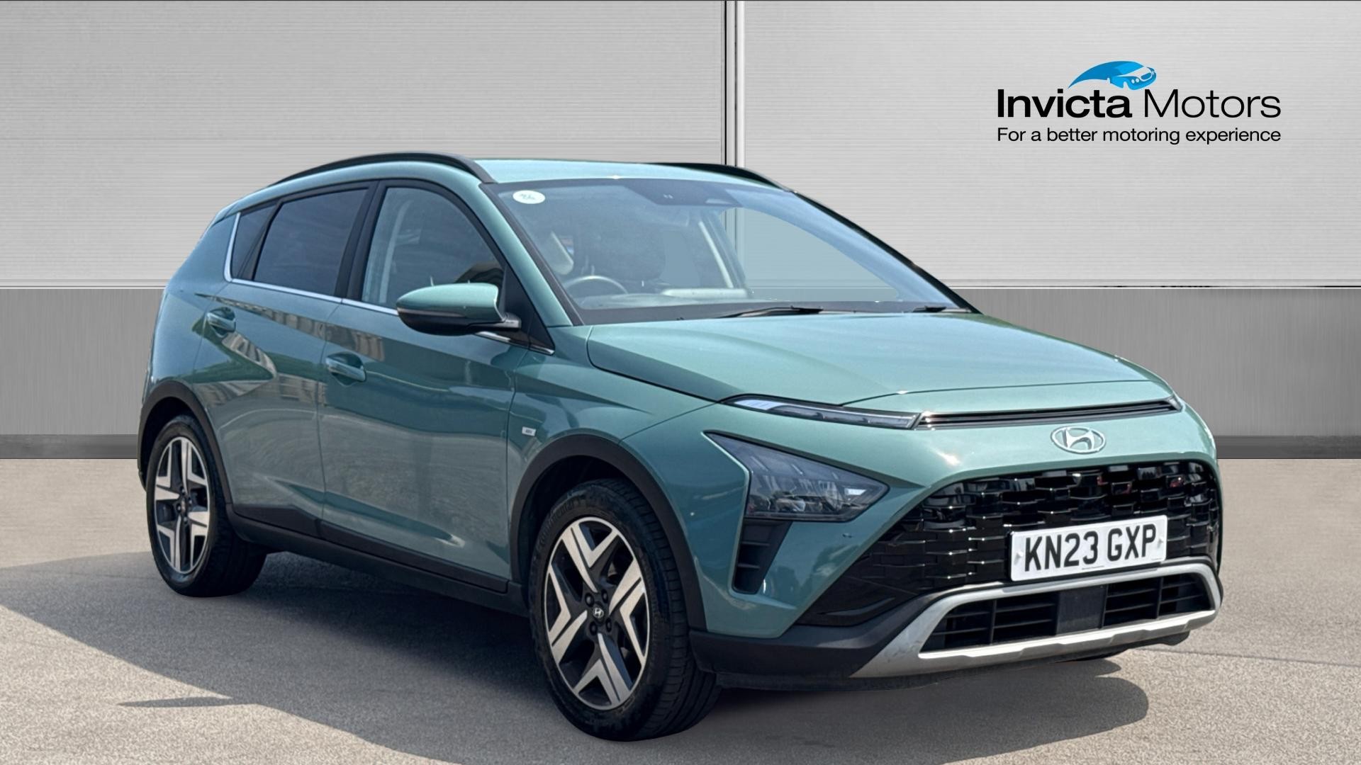 Green 2023 Hyundai Bayon Hatchback Front-wheel drive Manual