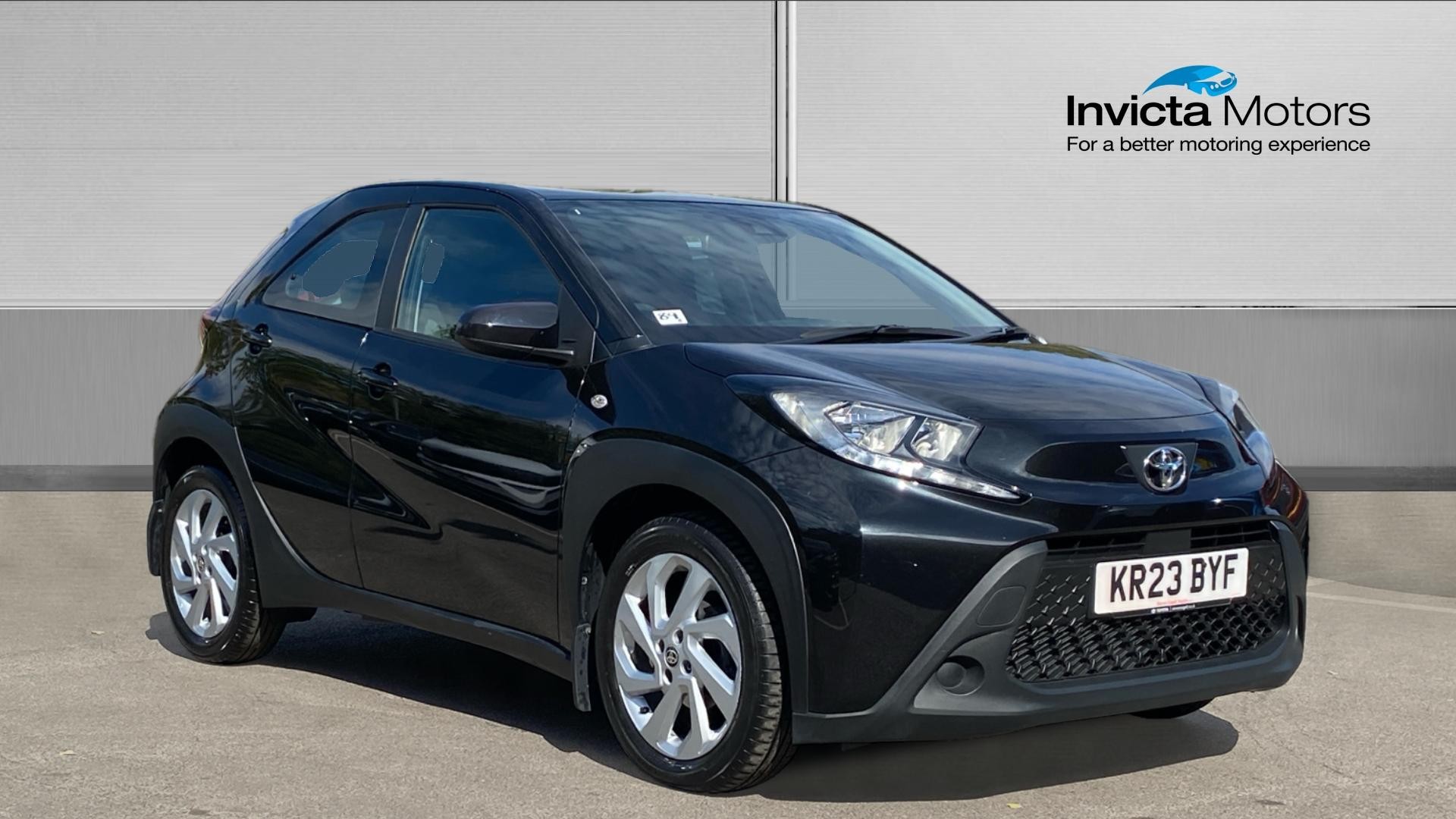 Black 2023 Toyota AYGO X Hatchback Front-wheel drive Automatic