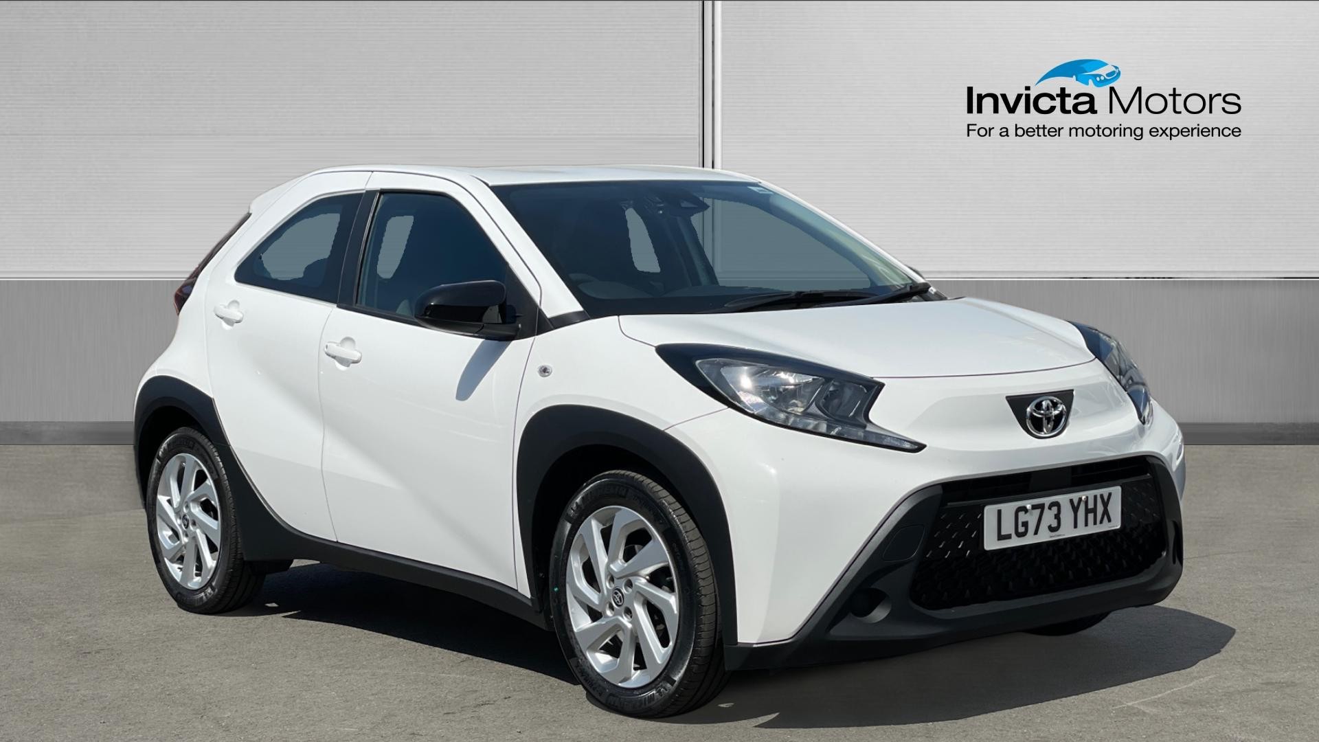 White 2023 Toyota AYGO X Hatchback Front-wheel drive Automatic