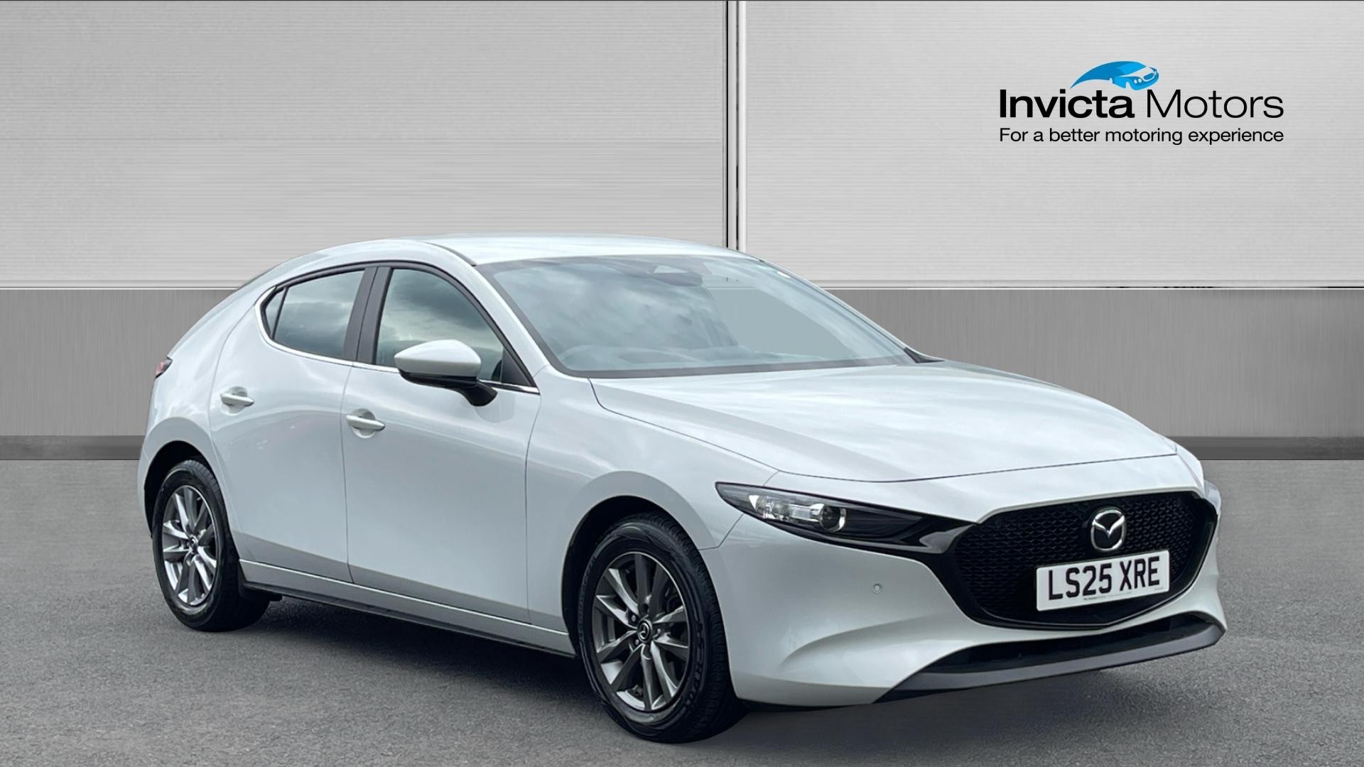 White 2025 Mazda Mazda3 Hatchback Front-wheel drive Manual