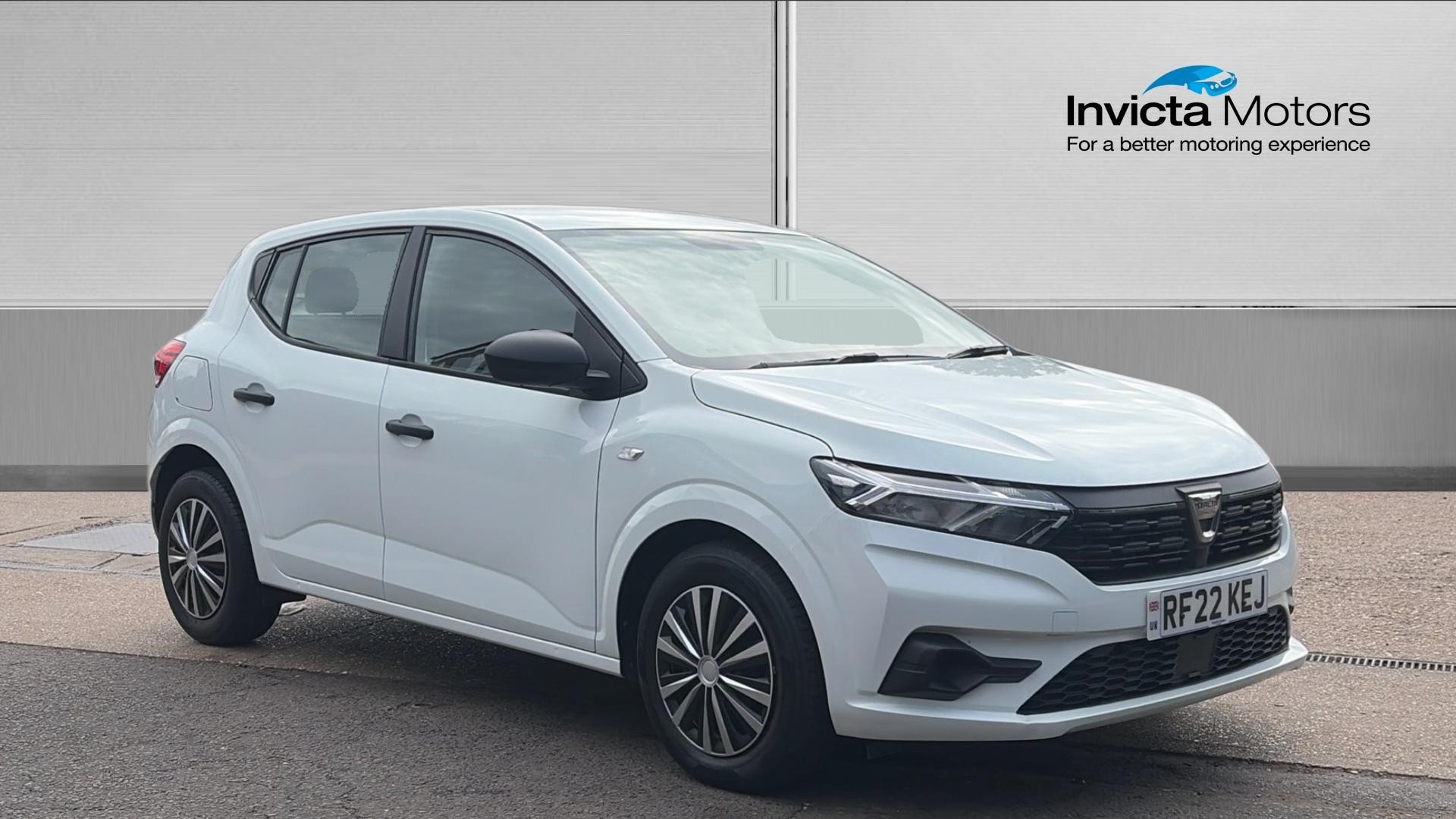 White 2022 Dacia Sandero Hatchback Front-wheel drive Manual