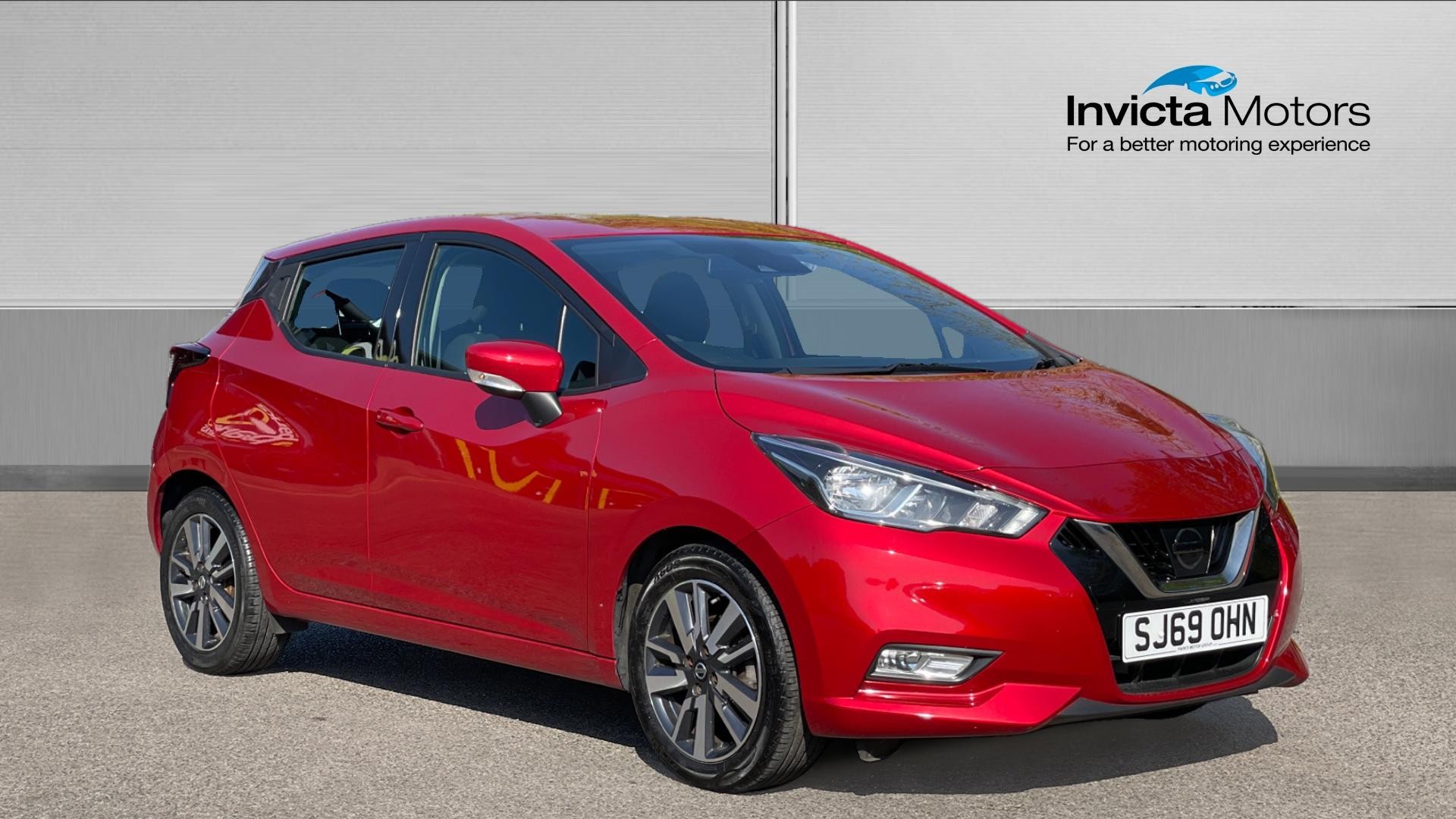 Red 2019 Nissan Micra Hatchback Front-wheel drive Manual