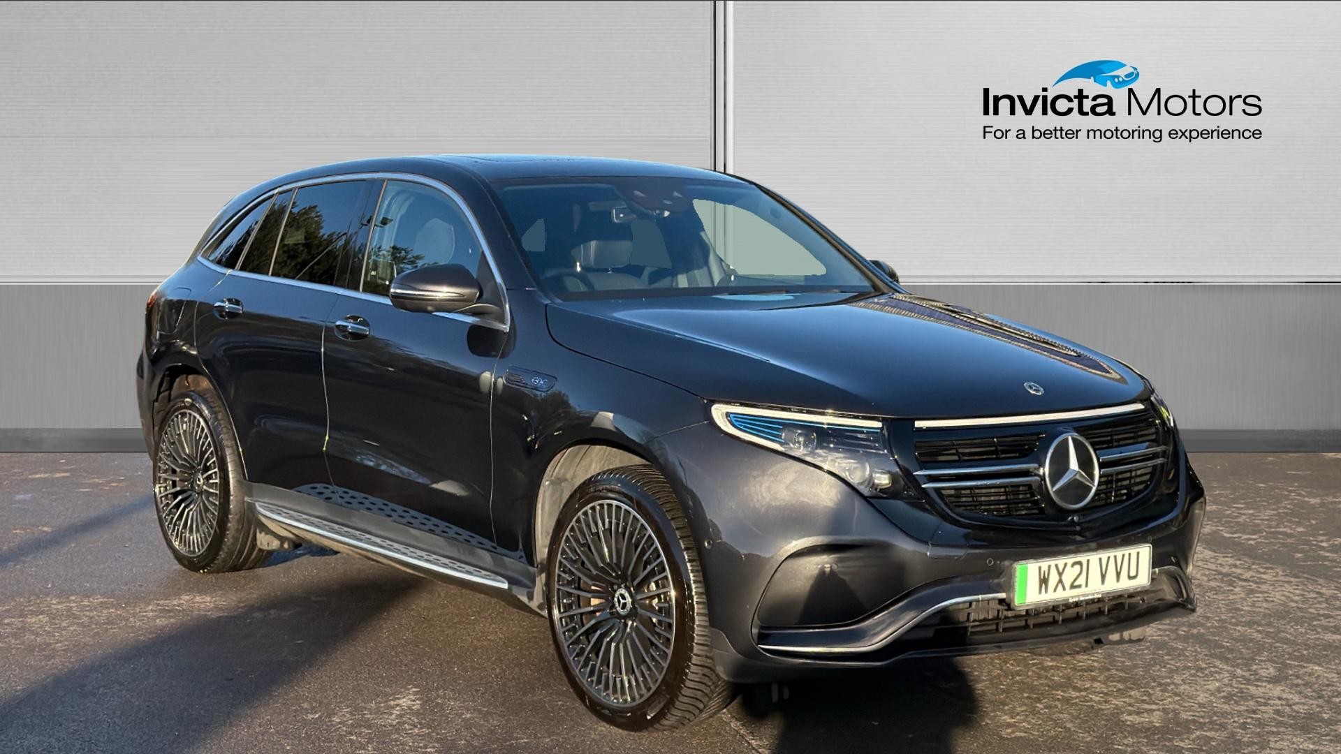 Grey 2021 Mercedes-Benz EQC E EQC 400 AMG Line Premium Plus SUV/Crossover Four-wheel drive Automatic