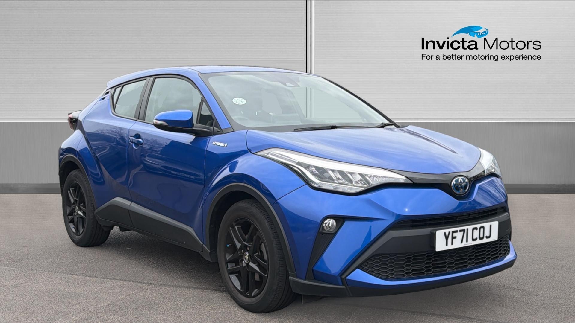 Blue 2021 Toyota C-HR 1.8 VVT-i Icon Hatchback Front-wheel drive Automatic