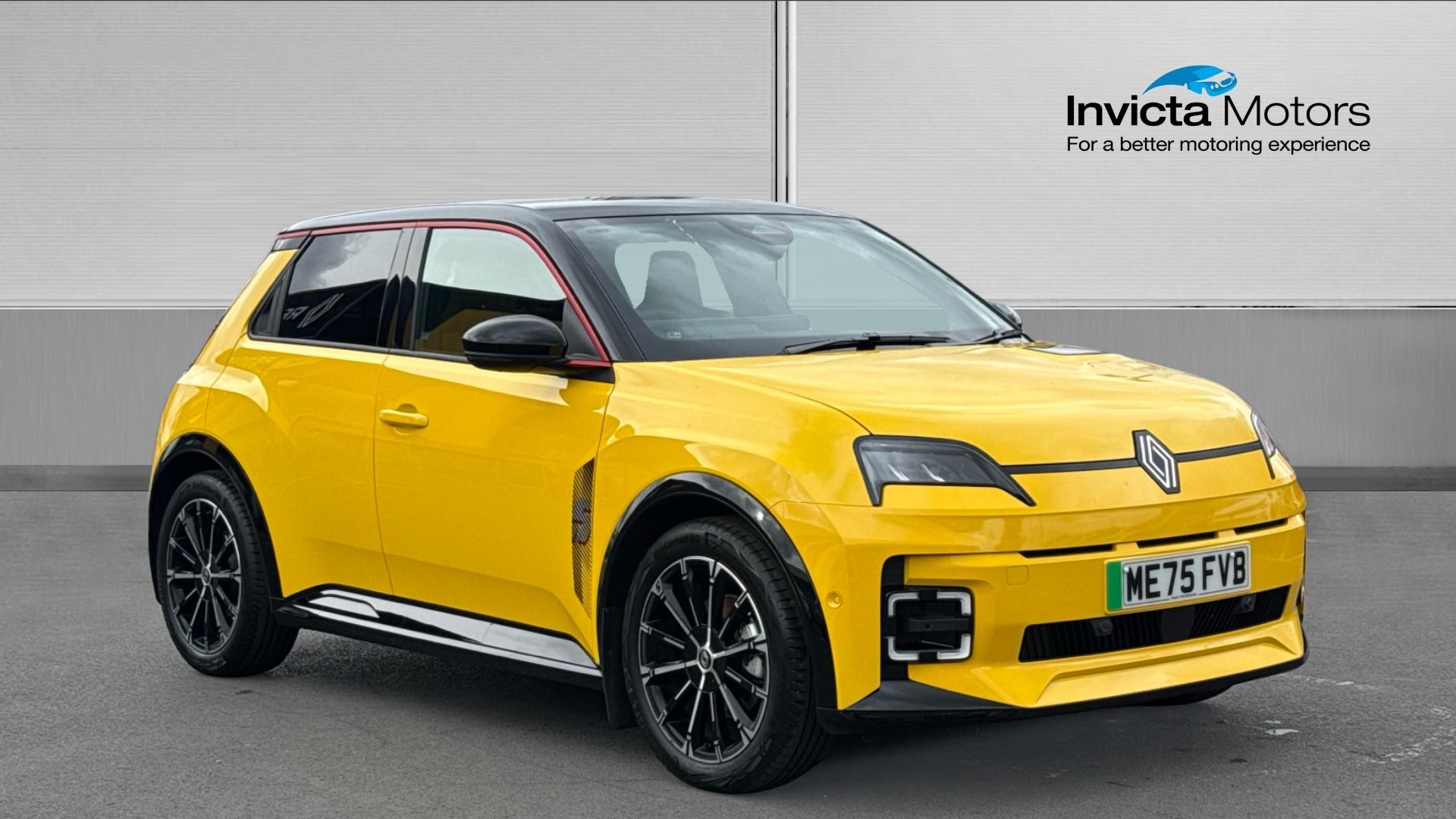 Yellow 2026 Renault 5 Hatchback Front-wheel drive Automatic