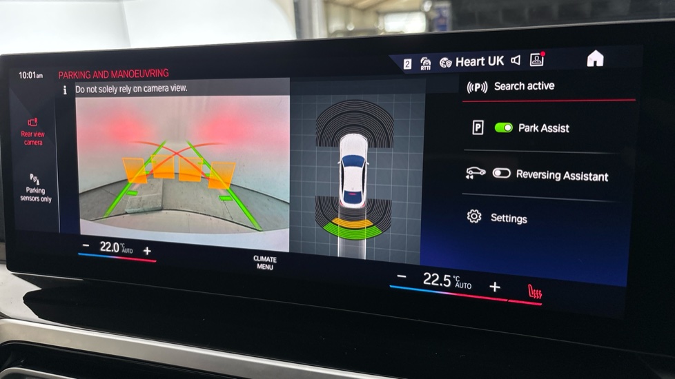 BMW I4 Reverse camera