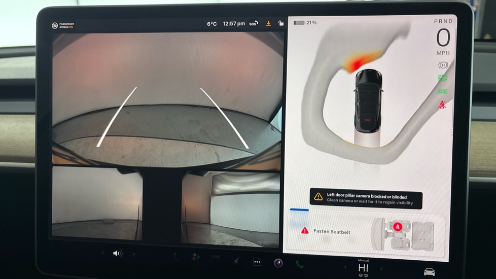 Tesla Model Y Reverse camera