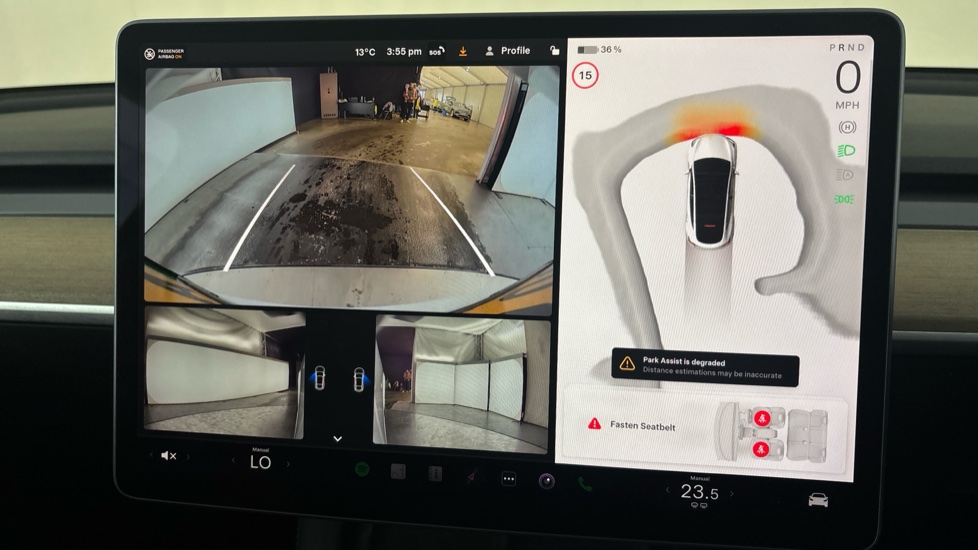 TESLA MODEL Y reverse camera