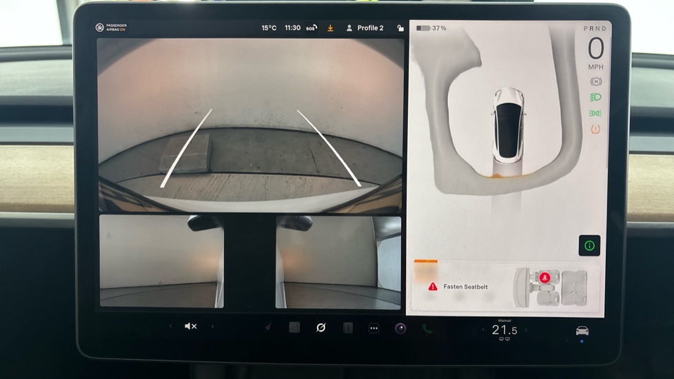 TESLA MODEL 3 Reverse camera