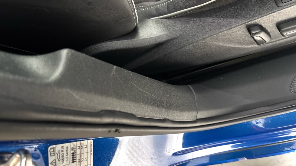 SKODA ENYAQ worn and scratched