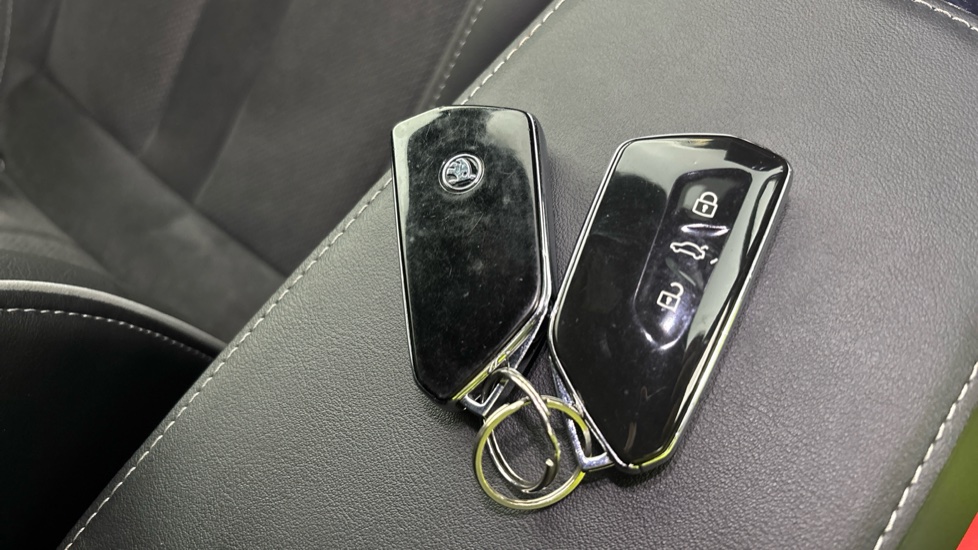 SKODA ENYAQ two keys