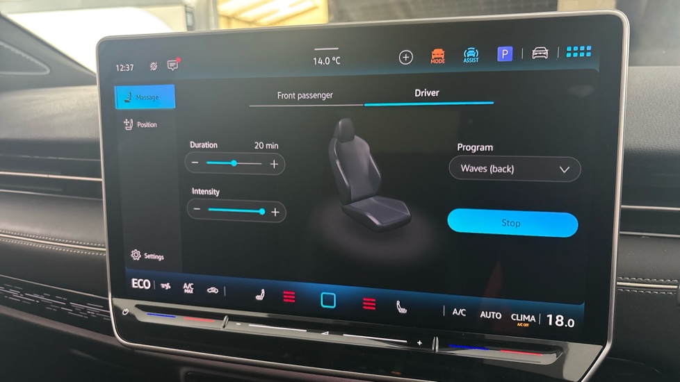 VOLKSWAGEN ID.7 Heated and massage chairs