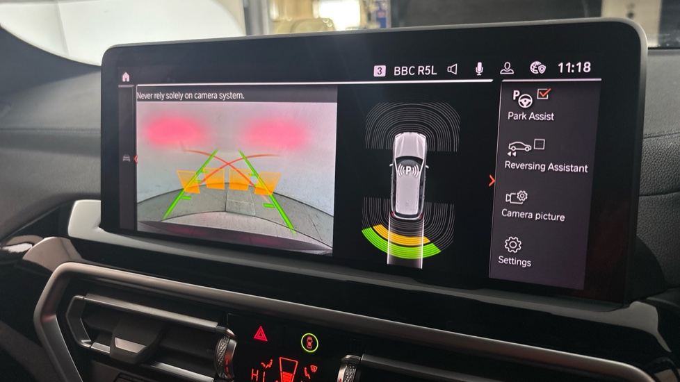 BMW iX3 reverse camera