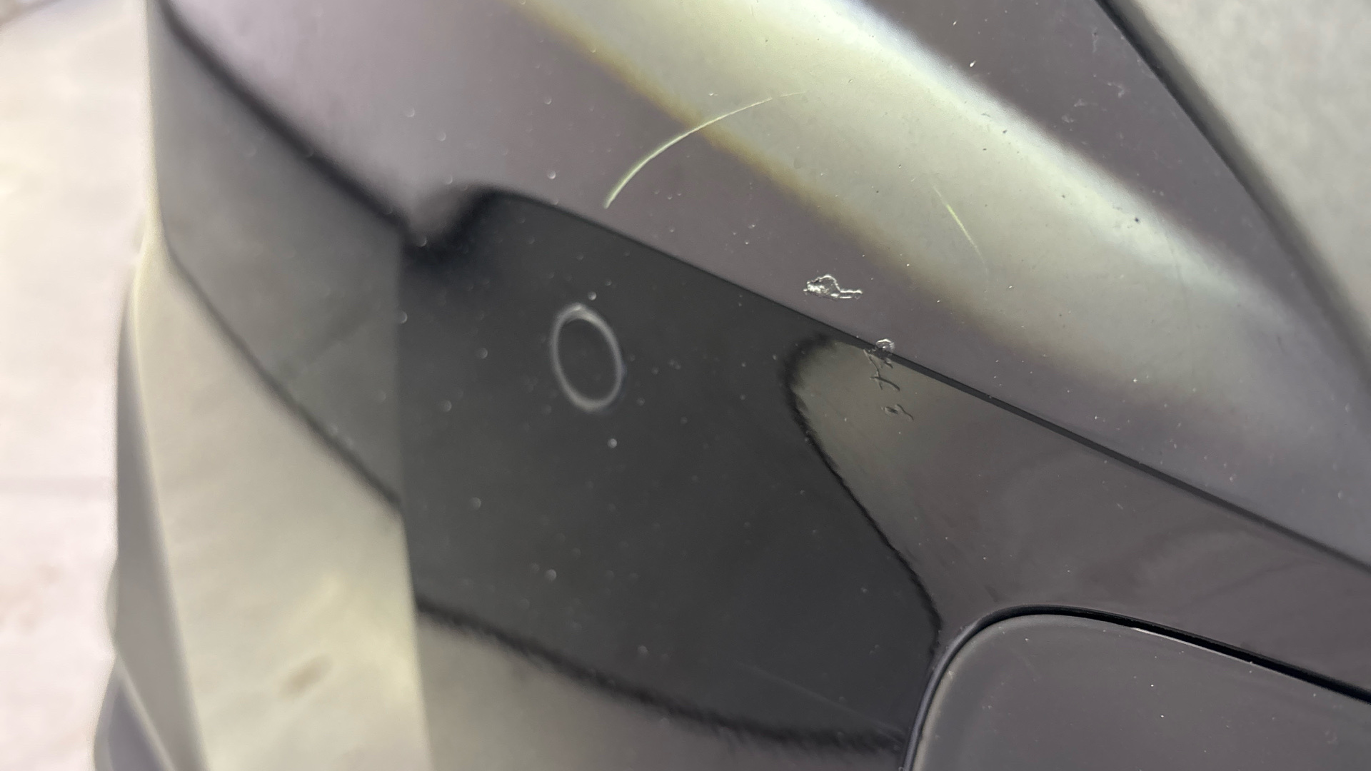 chips and scratches