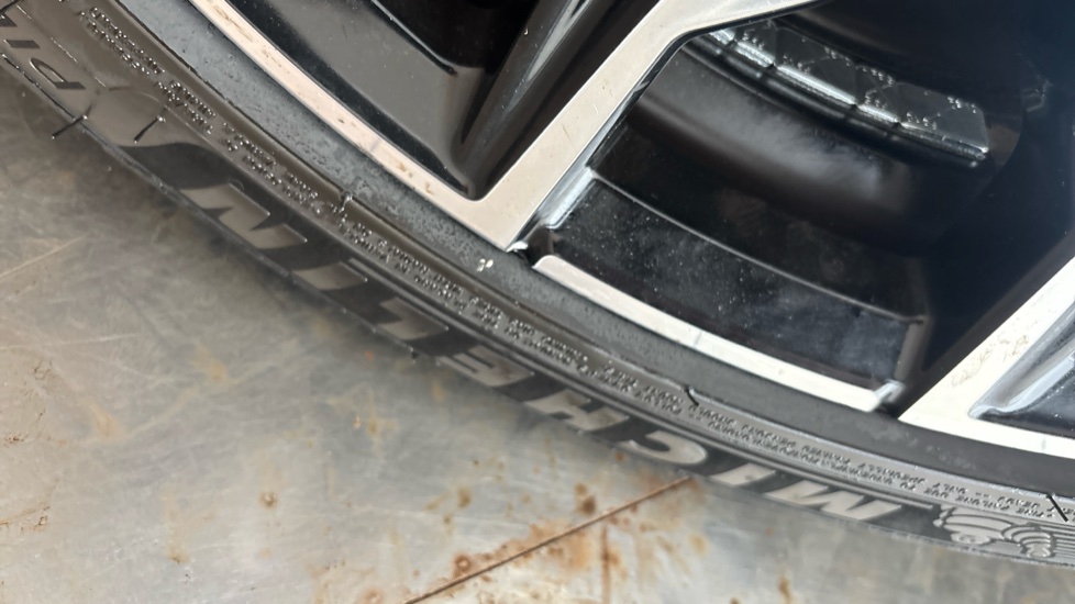 BMW I4 scuff