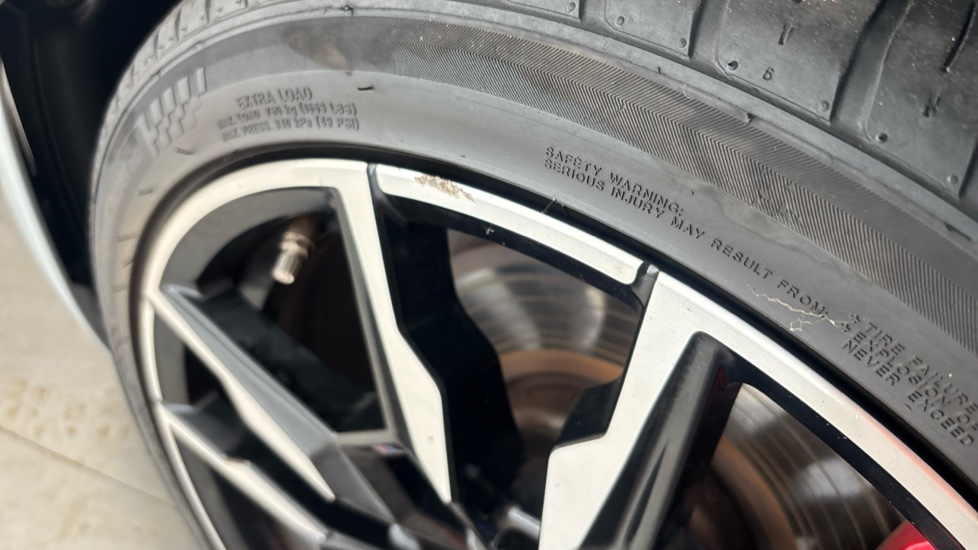 BMW I4 scuff