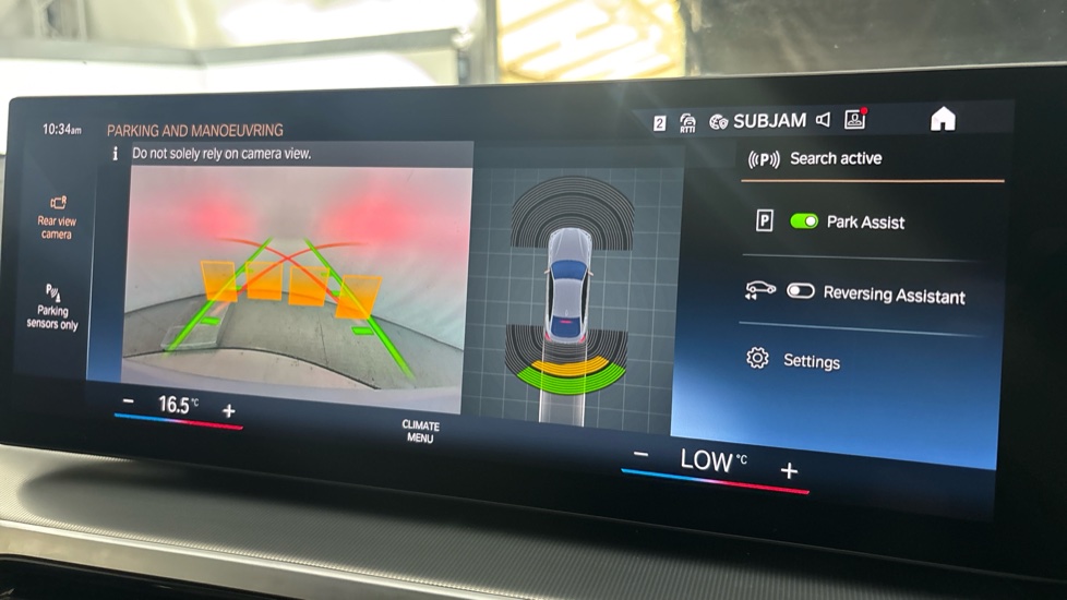 BMW I4 Reverse camera