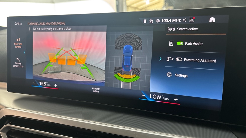 BMW I4 Reverse camera