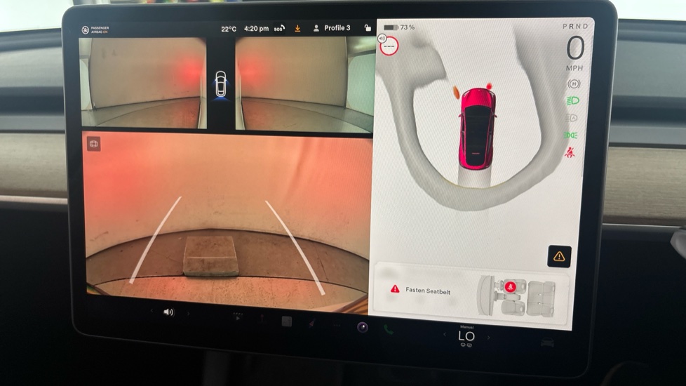 TESLA MODEL Y reverse camera