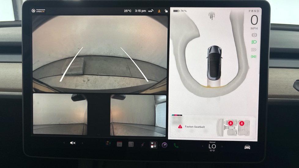 Tesla Model 3 Reverse camera