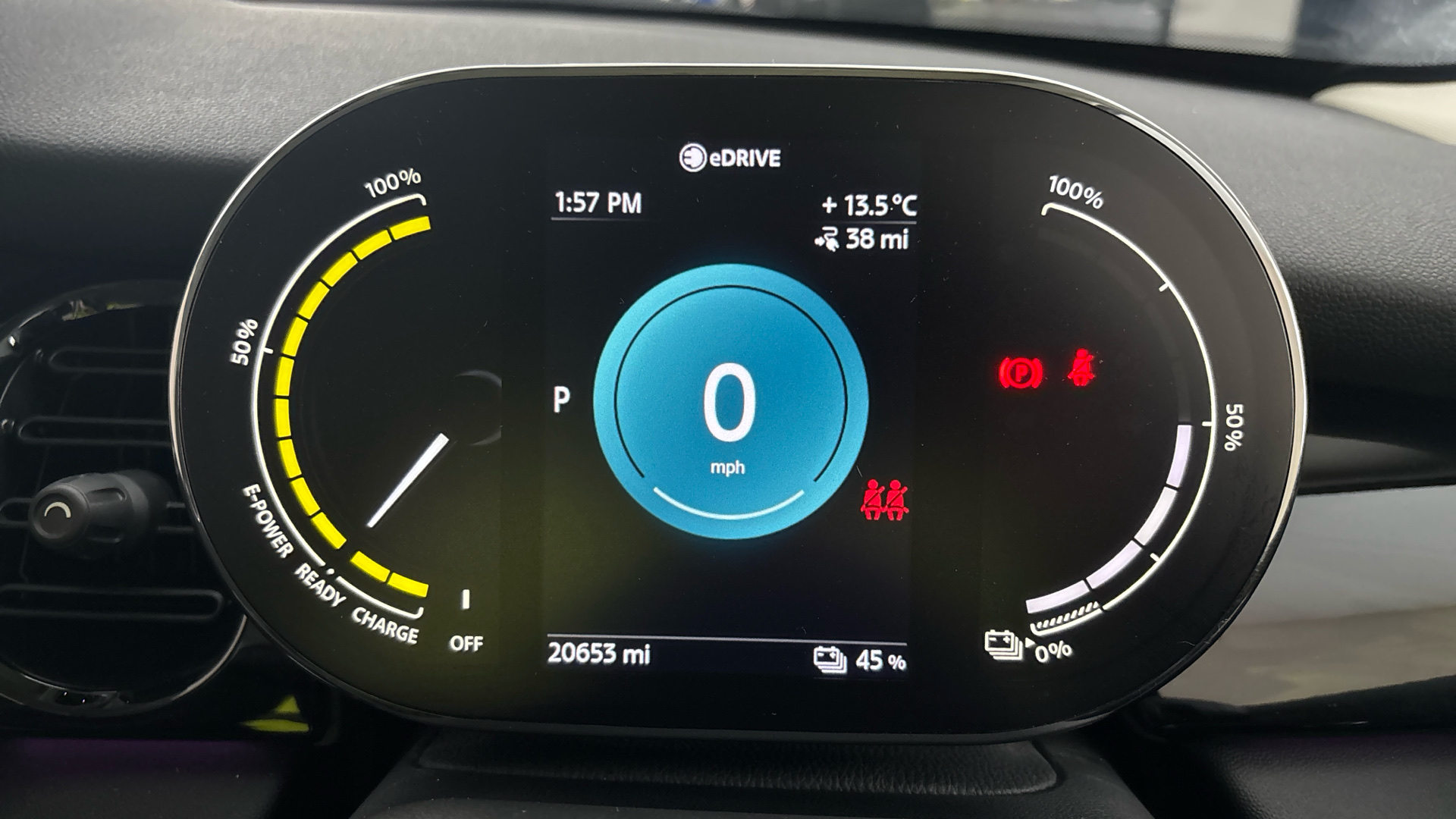 4020721 135kW Cooper S Level 1 33kWh 3dr Auto