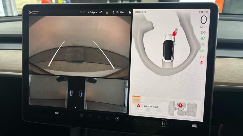 Tesla Model 3 reverse camera