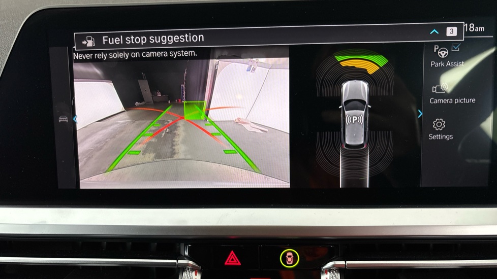 BMW 3 SERIES reverse camera