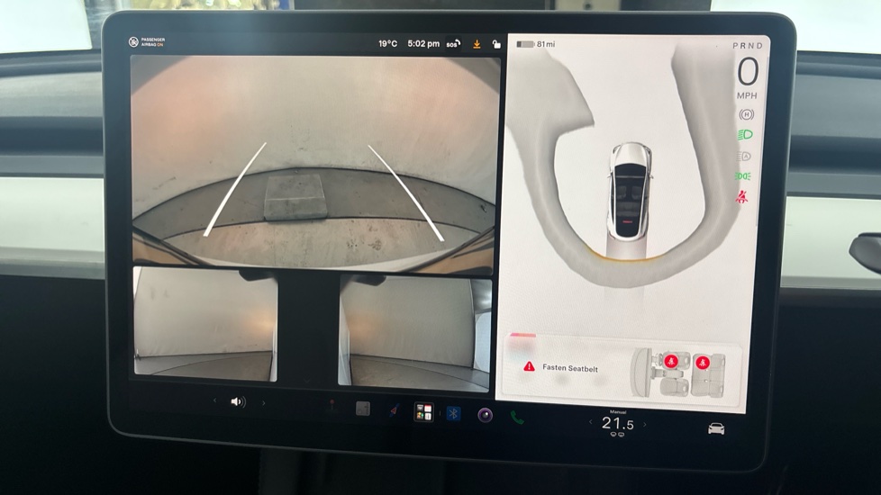 TESLA MODEL Y reverse camera
