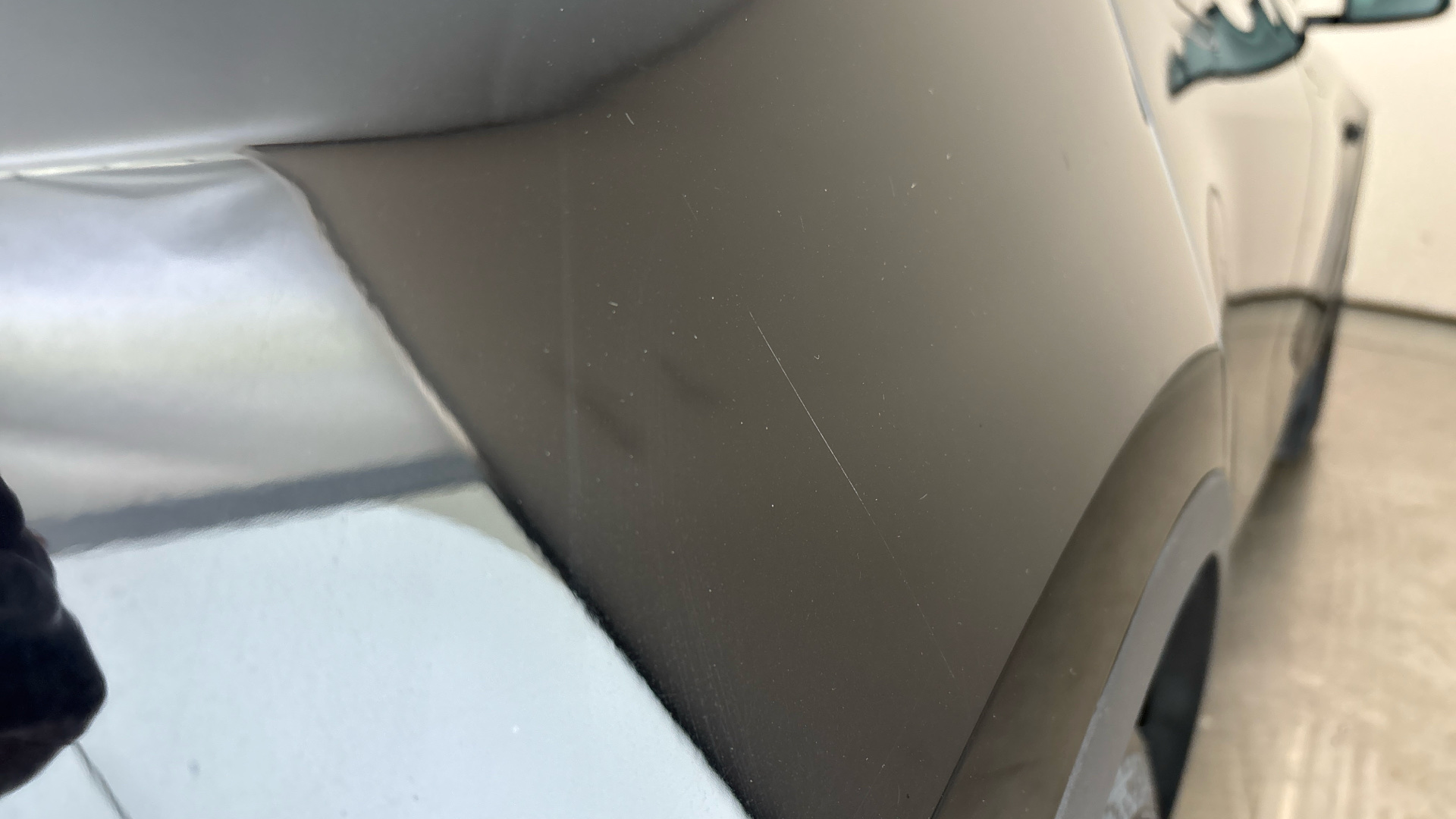 scratches and dent