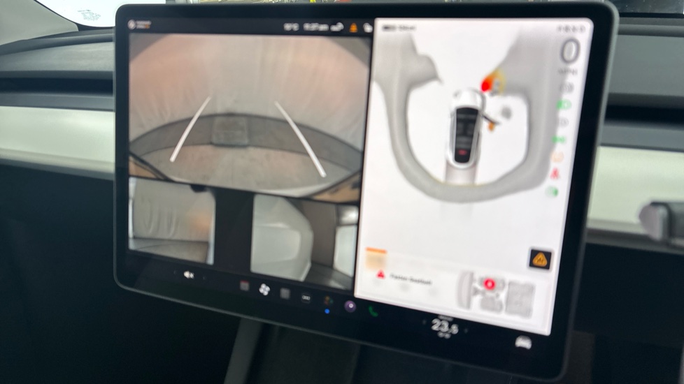 Tesla Model Y reverse camera