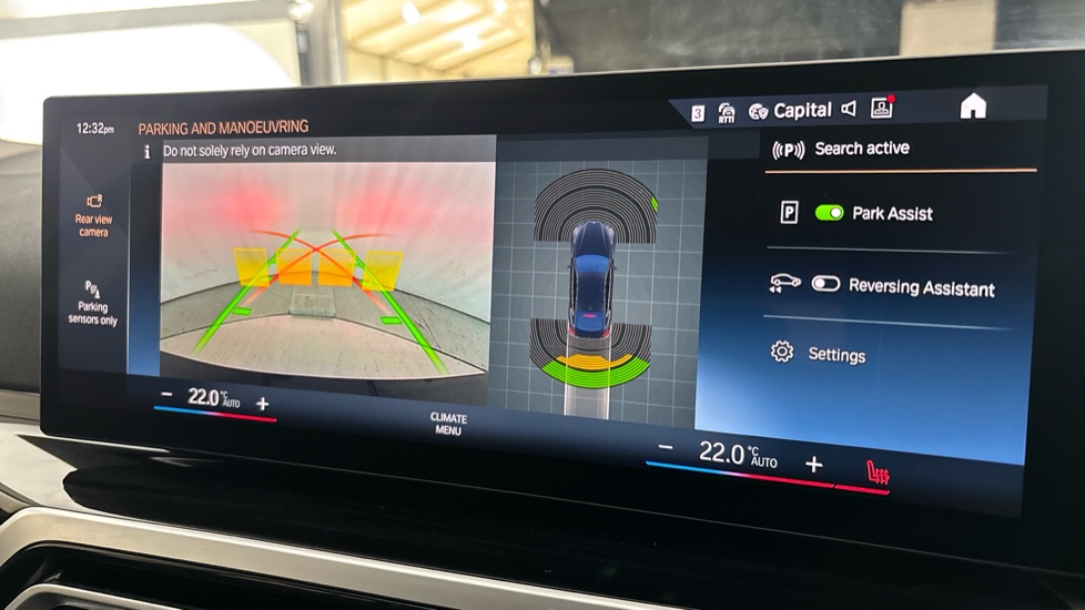 BMW I4 Reverse camera