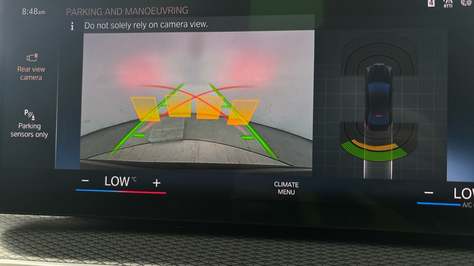 BMW 3 SERIES reverse camera