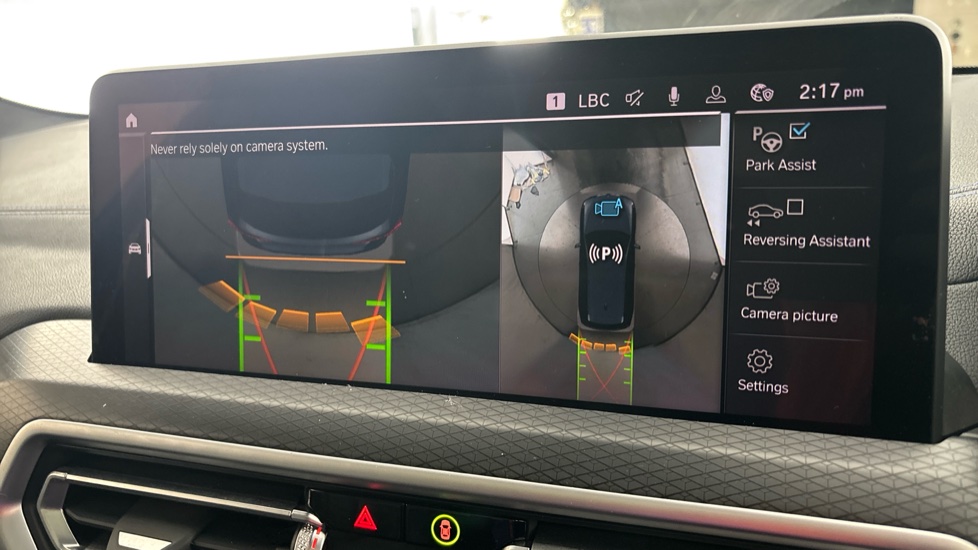 BMW iX3 reverse camera