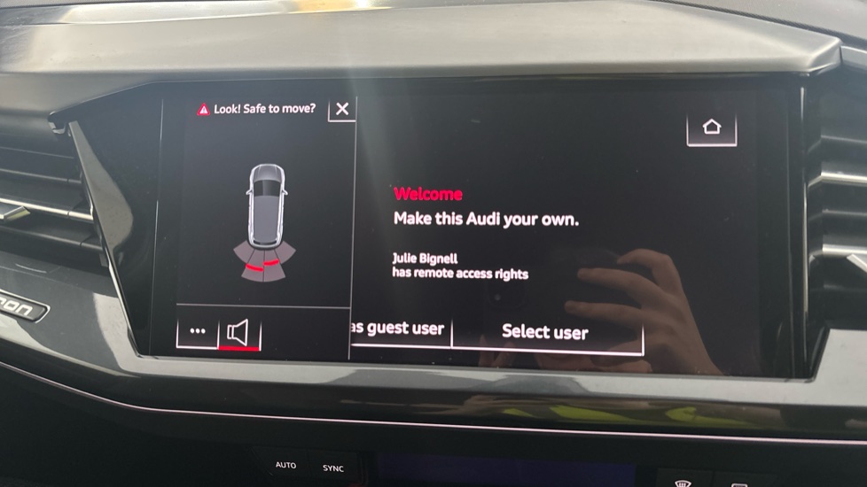 AUDI Q4 parking sensors